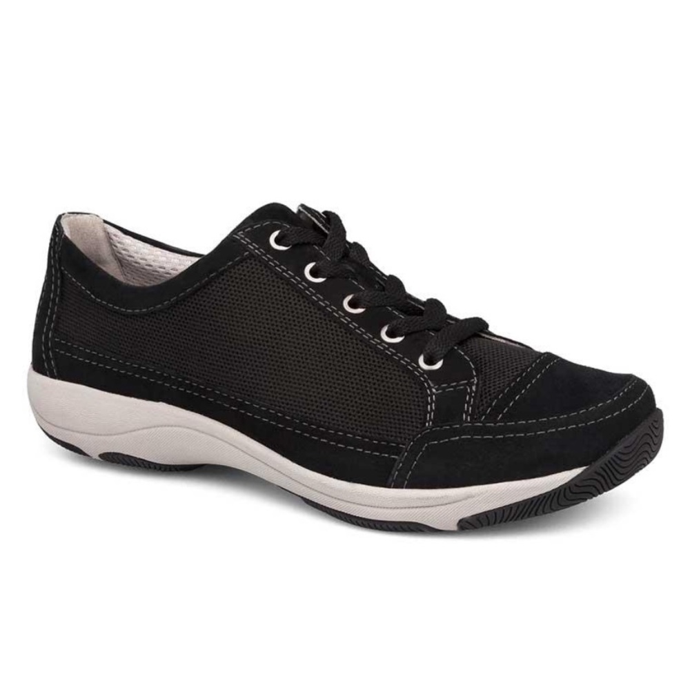 Dansko Harmony Black Suede Athletic Oxford Size EU 38